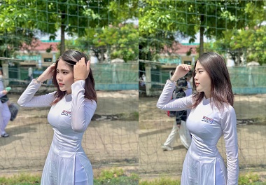 Kieu Oanh Badan Seksi Dientot Sambil Tertawa Nikmat