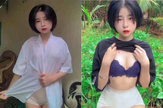 Klip cewek rambut pendek super mesum ngentot