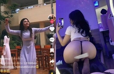 Mahasiswi seksi pulang kuliah langsung jadi lonte